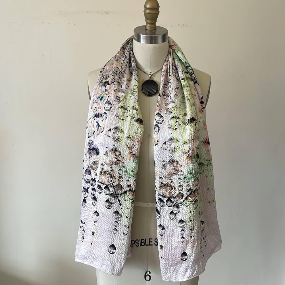 Crystal Droplets Ted Baker Silk Scarf/Cape